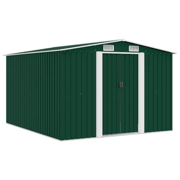 Kaubaplats - Metallist aiakuur 257 × 298 × 178 cm – roheline – tasuta tarne €523.90