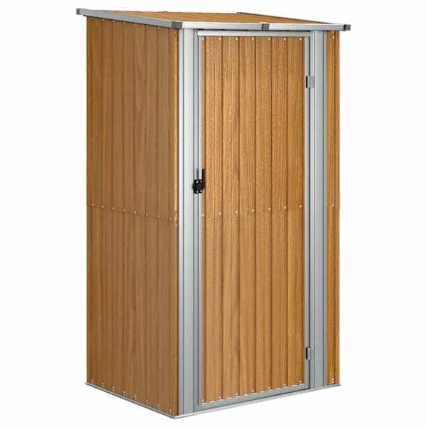 Kaubaplats - Metallist aiakuur 118,5 × 97 × 209,5 cm – pruun – tasuta tarne €215.90